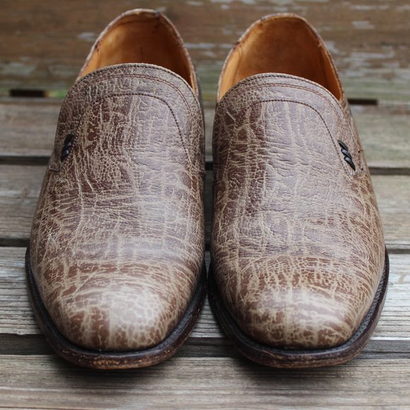 Rare, 1980s Vintage Loake Loafer, Gray Antelope/Kudu Hide, Made in England, 8 UK - Picture 3 of 12